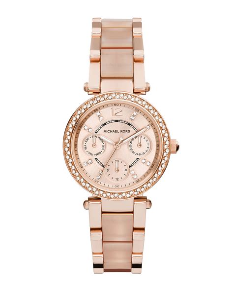 rose goldene damen uhr michael kors|Michael Kors mini rose gold.